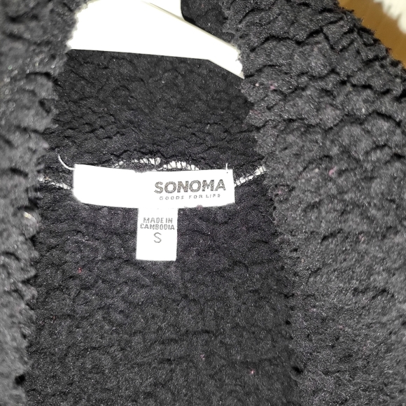 Black and White Checkered Fleece - Girls - Picture 2 of 3